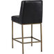 Leighland 38 inch Coal Black Counter Stool